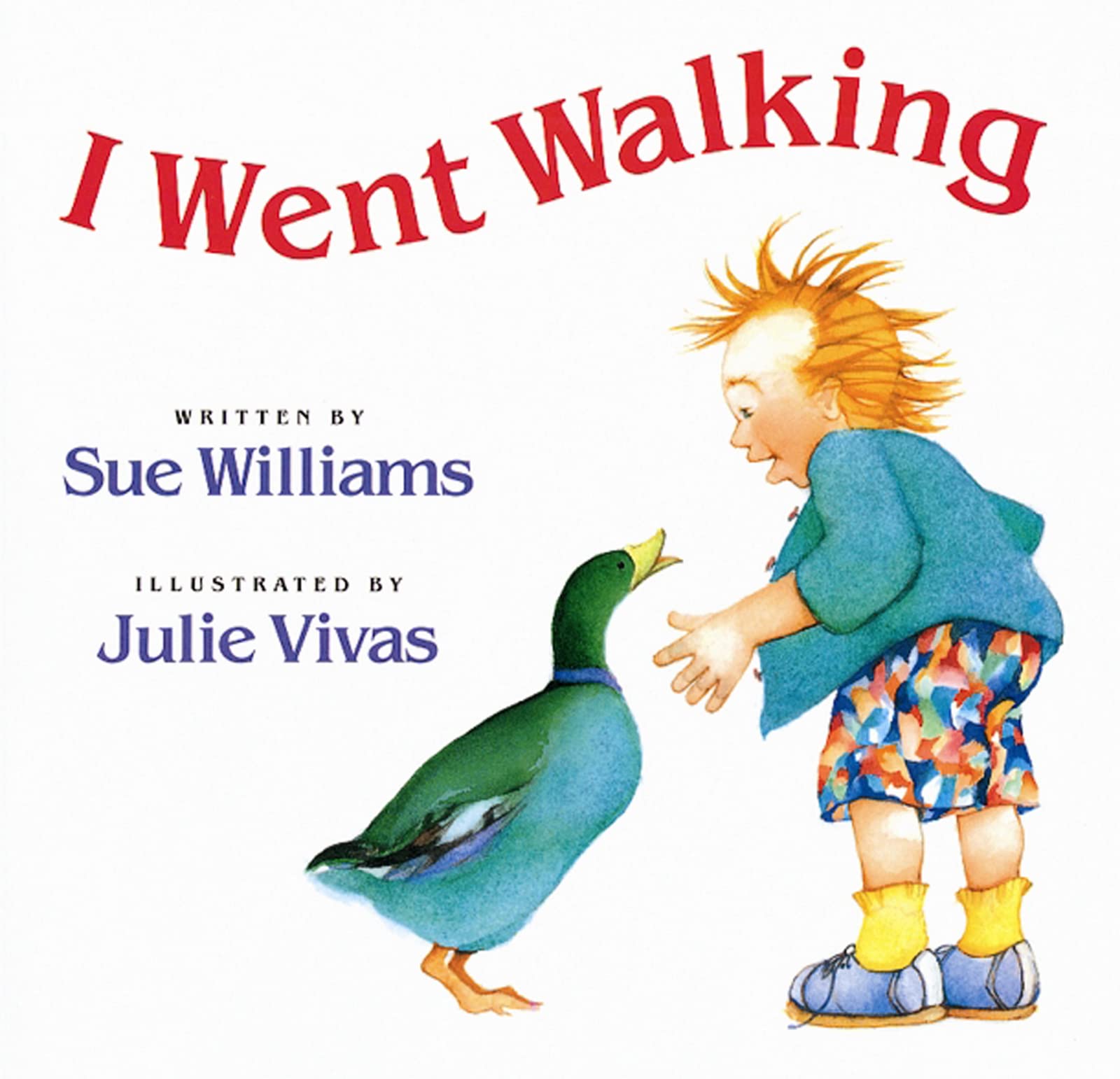 180 I Went Walking音声絵本 Amazon | I Went Walking: A Lively Read-Aloud in Rhyme About Animal